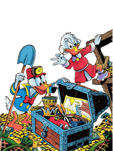 Gif Picsou tresor